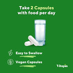 Vitapia Brócoli Germinado y Extracto de Brócoli Orgánico con Sulforafano - 120 Cápsulas Vegetales