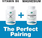 Earth's Splendor Vitamina B6 100 mg, 250 Comprimidos - Suplemento Energético
