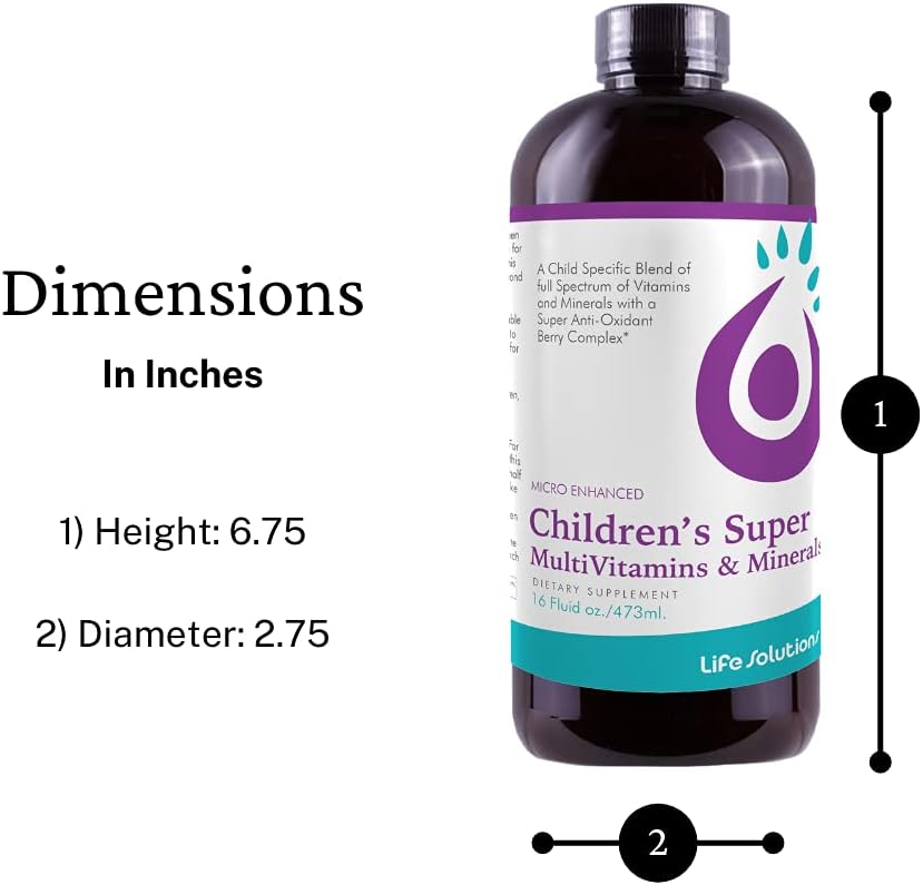 Life Solutions Multivitamínico Líquido para Niños - 473 ml