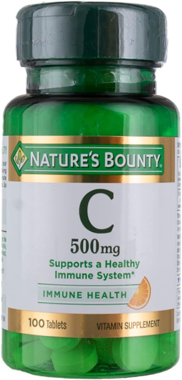 Nature's Bounty Vitamina C Pura 500 mg, 250 Comprimidos (Pack de 6)