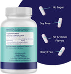 BESTVITE Benfotiamina 300 mg (240 Cápsulas Vegetales) - Sin Estearatos - Vegano - No GMO - Sin Gluten