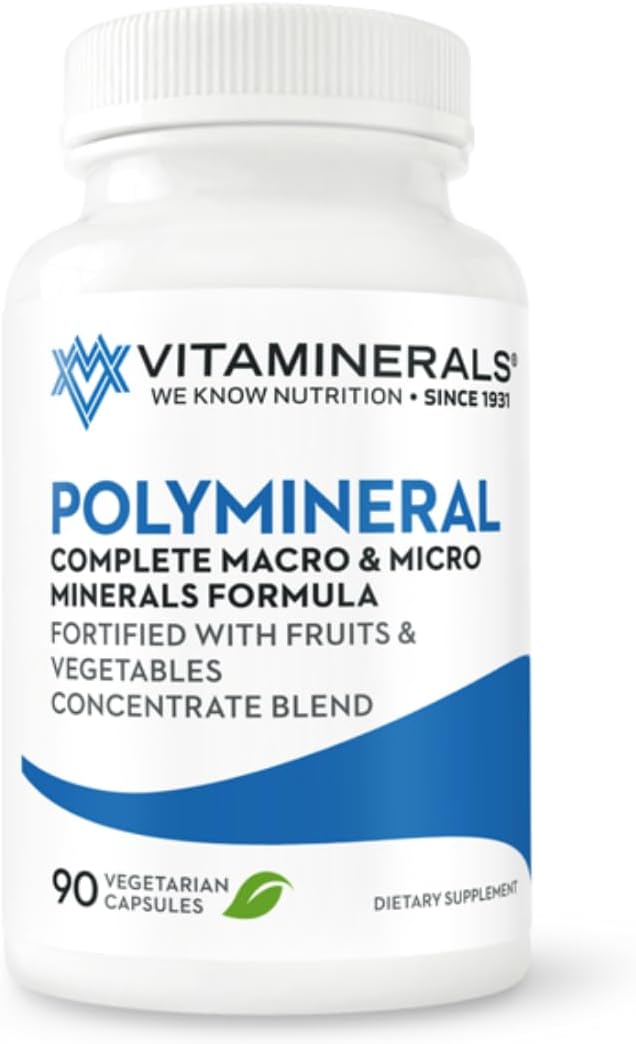 Vitaminerals 16 Polymineral Comprehensive Mineral Formula, 90 cápsulas vegetales