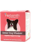 Herbsmith Senior Dog Wisdom – Suplemento para la salud cerebral de perros mayores, 60 masticables