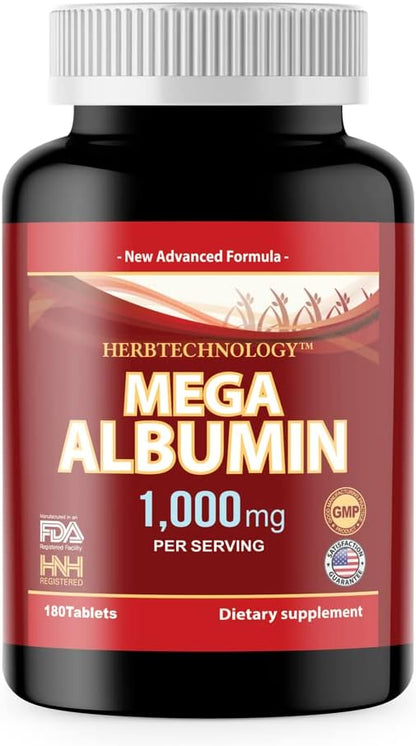 Dr.K&C Mega Albumin Protein Supplement 1000mg, 180 Tablets – Image 1