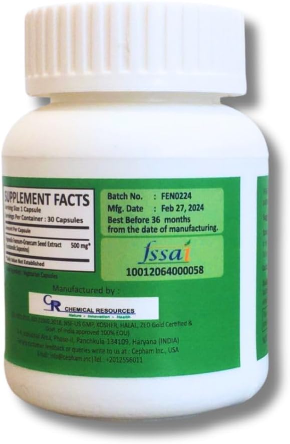FENFURO Fenugreek Seed Extract | Food Supplement | 30 Capsules