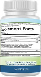 PURE Beets+ Cápsulas de Remolacha Orgánica - 900mg, 90 Cápsulas