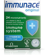 Vitabiotics Immunace Original - Multivitamínico Avanzado con Vitamina C, Zinc y Selenio - 30 Comprimidos