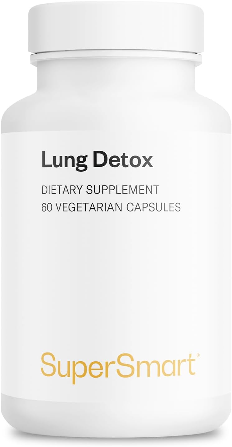 Supersmart Lung Detox – Fórmula Avanzada con Quercetina, Bromelina, Curcuminoides y EGCG