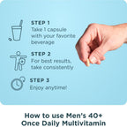 Ancient Nutrition Multivitamínico para Hombres 40+ – 30 Cápsulas