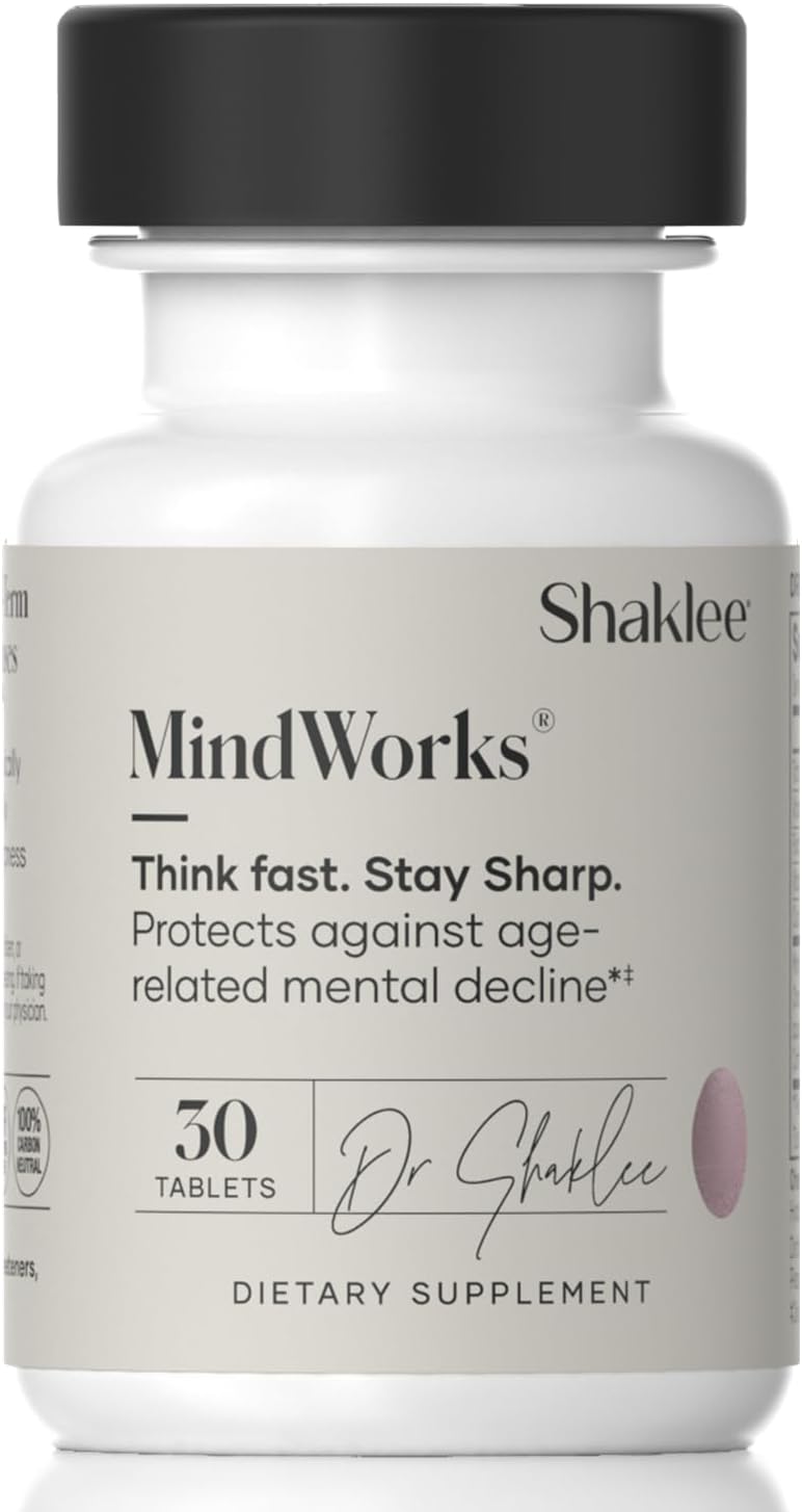 Shaklee MindWorks – Suplemento para la función cognitiva – 30 comprimidos