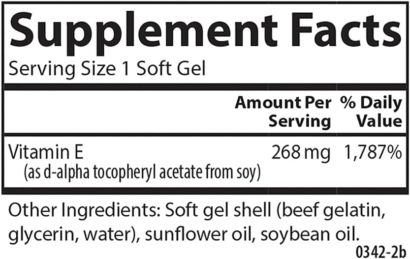 Carlson E-Gems, 400 IU, Heart Health & Optimal Well-Being, Antioxidant, 200 Soft Gels
