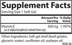 Carlson E-Gems, 400 IU, Heart Health & Optimal Well-Being, Antioxidant, 200 Soft Gels