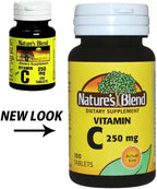 Vitamina C 250 mg, 100 Comprimidos - Nature's Blend