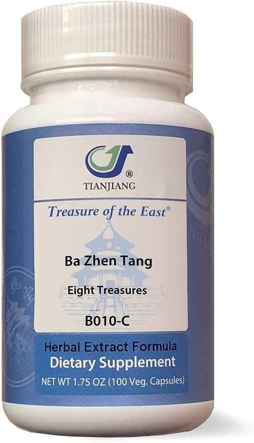 Eight Treasures - Ba Zhen Tang (Fórmula de Extracto Herbáceo Concentrado 5:1, 100 Cápsulas)