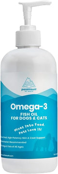 Wild-Caught Omega 3 Fish Oil for Dogs & Cats - 473 ml