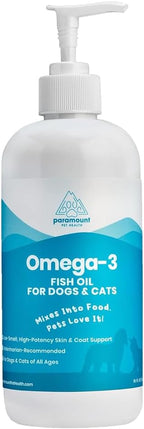 Wild-Caught Omega 3 Fish Oil for Dogs & Cats - 473 ml