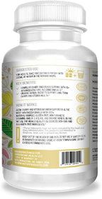 ACTIF Apoyo Máximo para Ovario y Útero con 15 Factores Avanzados y Omega-3 – No Transgénico, Fabricado en EE. UU., 90 Comprimidos