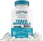 Complejo de Minerales Traza Grow Vitamin - 70+ Nutrientes Esenciales - 100 Comprimidos