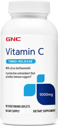 GNC Vitamina C 1000 mg, 90 Comprimidos, Apoya la Inmunidad