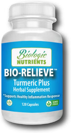 Bio-Relieve Suplemento de Cúrcuma 10 en 1 con Hierbas para Articulaciones - 120 Cápsulas