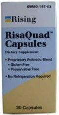 Risaquad Cápsulas Probióticas, Suplemento Alimenticio, 30 unidades (Pack de 2)