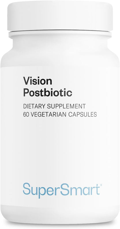 Supersmart Vision Postbiotic – 140 mil millones de células por día – Suplemento para la fatiga ocular – 60 cápsulas – Image 1