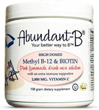Sufficient-C Abundant-B: Metil B-12 y Biotina en Limonada Rosa