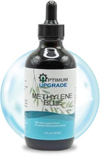 OU Methylene Blue 1% | Grado USP | Suplemento para la Salud Cerebral | Frasco con Gotero de 50 ml | Sin Formaldehído