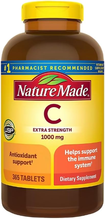 Nature Made Extra Strength Vitamina C 1000 mg, 365 comprimidos