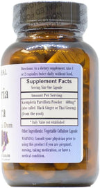 Barlowe's Herbal Elixirs Kaempferia Parviflora (Jengibre Negro) - 600mg, 60 Cápsulas Veganas