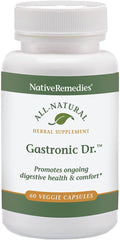 Native Remedies Gastronic Dr. para Perros - Suplemento Herbal Natural para una Digestión Saludable - 60 Cápsulas Veganas