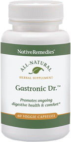 Native Remedies Gastronic Dr. para Perros - Suplemento Herbal Natural para una Digestión Saludable - 60 Cápsulas Veganas