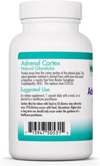 NutriCology Corteza Suprarrenal - Extracto de Glándula Bovina Liofilizado 100 mg - 100 Cápsulas Vegetales