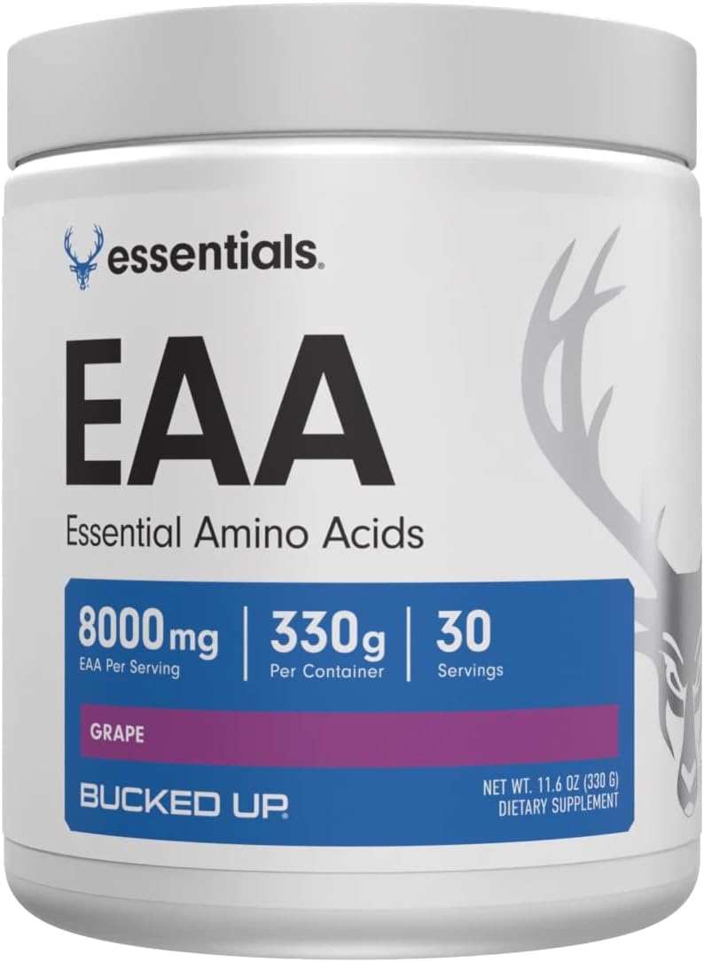 Bucked Up Essential Amino Acids - EAA Powder - Sabor Uva - 30 Servicios