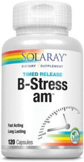 Solaray B Stress AM Complejo B con Liberación en Dos Fases | 120 Cápsulas