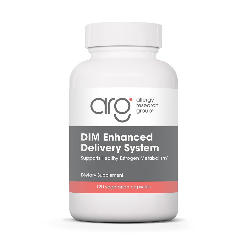 ARG DIM Enhanced Delivery System - Complejo de Diindolilmetano 300 mg - Apoyo al Metabolismo de Estrógenos - 120 Cápsulas