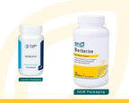 Klaire Labs SFI Health Berberine HCI 500mg - Suplemento de Berberina - Sin Gluten, Hipoalergénico (120 Cápsulas)