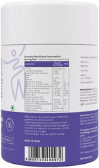 Be Bodywise Gomitas de Biotina para el Crecimiento del Cabello - Sin Azúcar - Vitaminas para Cabello, Piel y Uñas con Hierro - 60 Días