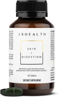 JSHealth Skin and Digestion Formula – Complemento para piel y digestión con Zinc, Bardana y Cúrcuma (60 Comprimidos)