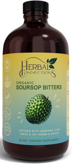 Soursop Bitters Orgánico con Moringa y Aloe Vera - 473 ml
