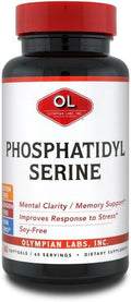 Olympian Labs Phosphatidylserine Complex | 60 Capsules | Supports Cognitive Function, Memory, & Focus