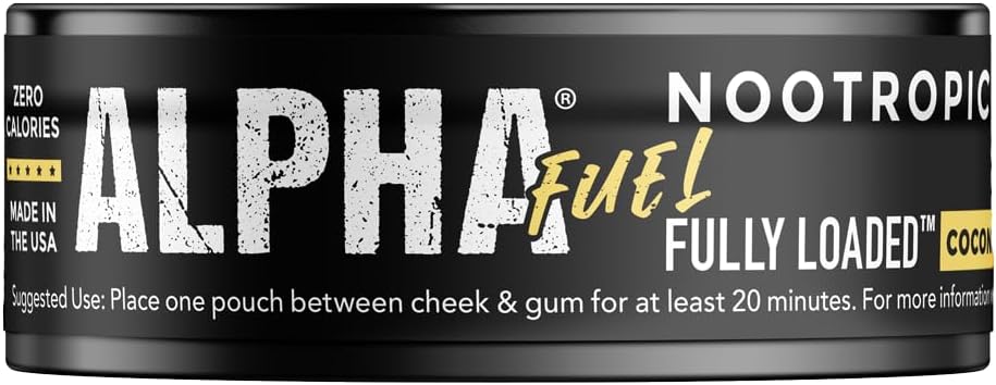 Fully Loaded Alpha Fuel Nootropic Pouches (Coco y Plátano) - 15 Unidades