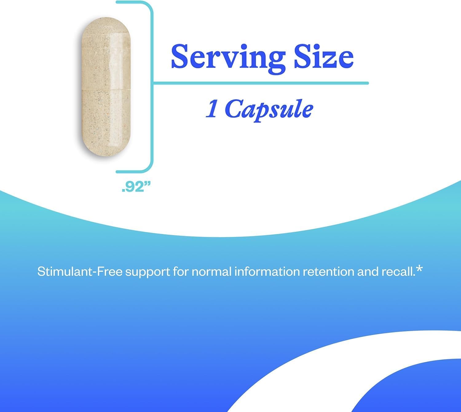Seeking Health Optimal Focus – Suplemento Nootrópico para Memoria y Concentración, Sin Cafeína ni Estimulantes, con Colina, DHA de Algas y Ginseng Americano (60 Cápsulas)