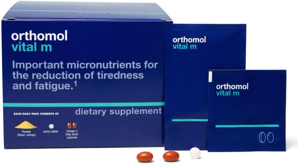 Orthomol Vital M Polvo y Comprimidos para Hombres - 30 Días