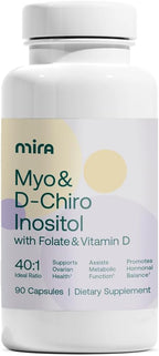 MIRA Suplemento para SOP con Myo Inositol y D-Chiro Inositol 40:1 - 90 Cápsulas