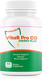 VitaB Pro CD Energy Plus – 6 en 1 Potenciador Natural de Energía e Inmunidad, Equilibrio del Estado de Ánimo
