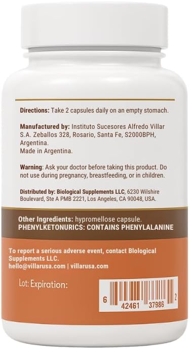 Nootropic Brain Supplement – Péptidos de Cerebro Bovino para Enfoque, Memoria y Claridad Mental – Apoyo Cognitivo Ancestral – Pasto Argentino, Non-GMO – 60 Cápsulas