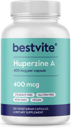 BESTVITE Huperzina A 400mcg - 120 Cápsulas Veganas