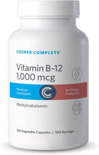 Cooper Complete Vitamina B12 1000 mcg Metilcobalamina, 100 Cápsulas
