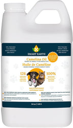Aceite de Camelina para Perros - Omega 3,6,9 - Suplemento para Piel, Pelaje y Articulaciones (64oz con Bomba)